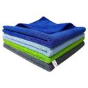 DALUCI Microfiber Cleaning Cloths 4 Pcs 40x40cms 340 GSM Kitchen Towel Highly Absorbent Lint and Streak Free Multi -Purpose Wash Cloth for Home Kitchen, Window, Glass Cleaning - Multicolor (Pack of 4)...