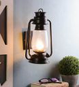 Danica Black Metal Wall Sconces...
