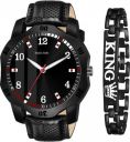 Daniel Jubile Men03 Black Watch With King Bracelet King Bracelet...