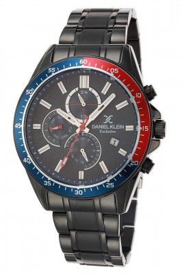 Daniel Klein Analog Black Dial Mens Watch-DK.1.12456-6