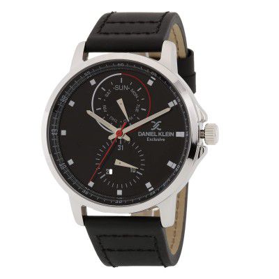 Daniel Klein Analog Black Dial Mens Watch-DK.1.12854-2