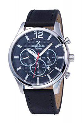 Daniel Klein Analog Black Dial Mens Watch-DK12023-6