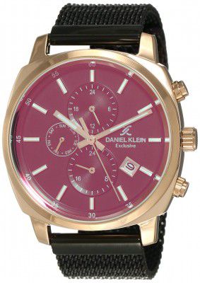 Daniel Klein Analog Black Dial Mens Watch-DK12138-2