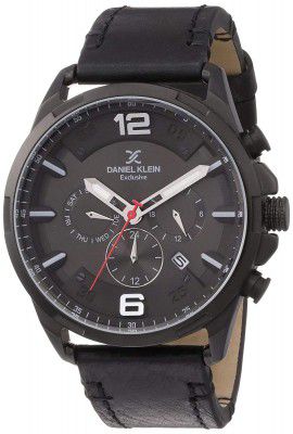 Daniel Klein Analog Black Dial Mens Watch-DK12142-4