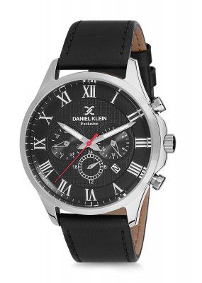 Daniel Klein Analog Black Dial Mens Watch-DK12220-1