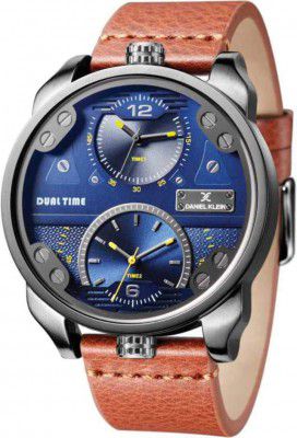 Daniel Klein Analog Blue Dial Mens Watch-DK11125-5