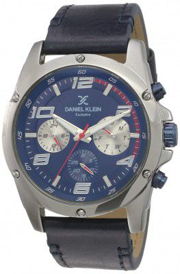 Daniel Klein Analog Blue Dial Mens Watch-DK11351-3