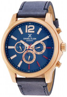 Daniel Klein Analog Blue Dial Mens Watch-DK11118-4