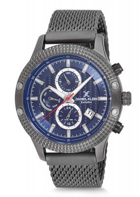 Daniel Klein Analog Blue Dial Mens Watch-DK12225-3