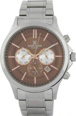 Daniel Klein Analog Brown Dial Mens Watch-DK11550-4