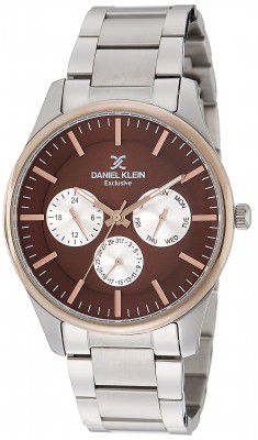 Daniel Klein Analog Brown Dial Mens Watch-DK11622-5