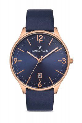 DANIEL KLEIN Analog Dark Blue Dial Mens Watch-DK.1.13064-4