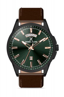 DANIEL KLEIN Analog Dark Green Dial Mens Watch-DK.1.13079-6