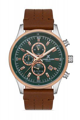 DANIEL KLEIN Analog Dark Green Dial Mens Watch-DK.1.13118-5