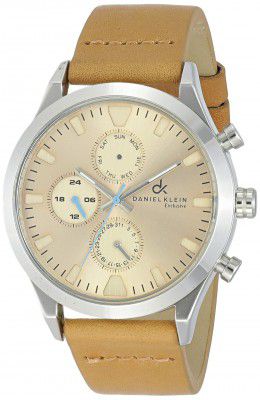 Daniel Klein Analog Gold Dial Mens Watch-DK10660-7