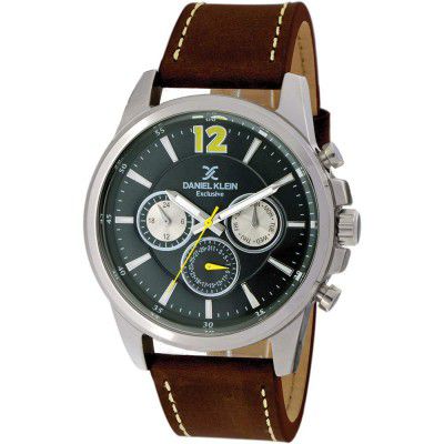 Daniel Klein Analog Green Dial Mens Watch-DK11482-3