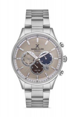 DANIEL KLEIN Analog Grey Dark Brown Dial Mens Watch-DK.1.13138-2
