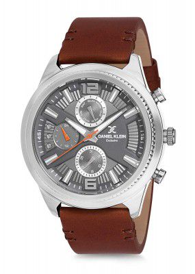 Daniel Klein Analog Grey Dial Mens Watch-DK12171-3