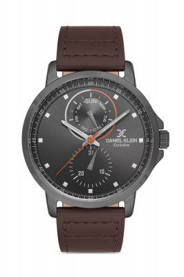 Daniel Klein Analog Grey Dial Mens Watch-DK.1.12854-4