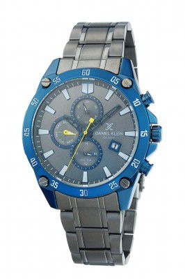 Daniel Klein Analog Grey Dial Mens Watch-DK.1.12302-6