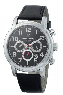 Daniel Klein Analog Gunmetal Dial Mens Watch-DK.1.12361-3