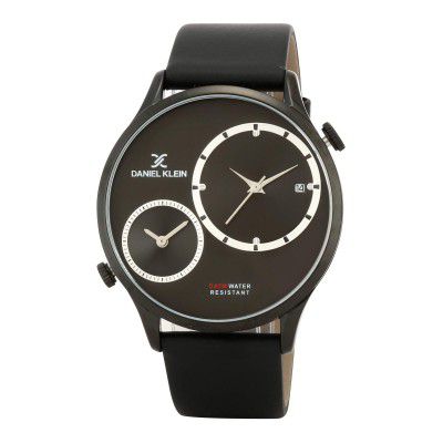 Daniel Klein Analog Gunmetal Dial Mens Watch-DK.1.12327-4