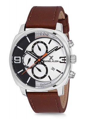Daniel Klein Analog Silver Dial Mens Watch DK12174-5