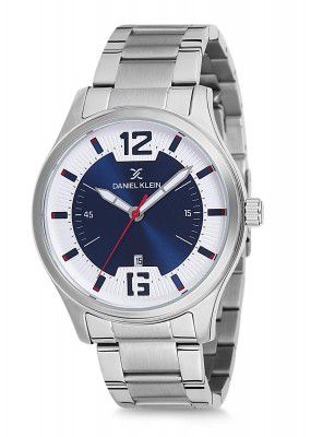 Daniel Klein Analog Silver Dial Mens Watch-DK12166-3