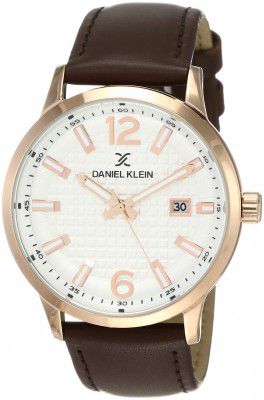 Daniel Klein Analog Silver Dial Mens Watch-DK12153-4