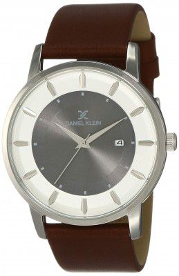 Daniel Klein Analog Silver Dial Mens Watch-DK11847-4
