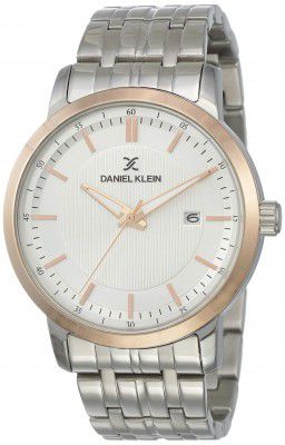 Daniel Klein Analog Silver Dial Mens Watch-DK12003-3
