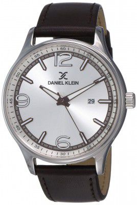 Daniel Klein Analog Silver Dial Mens Watch-DK12019-5