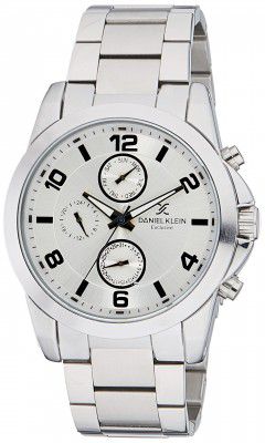 Daniel Klein Analog Silver Dial Mens Watch-DK10788-5