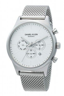 Daniel Klein Analog Silver Dial Mens Watch-DK.1.12358-1