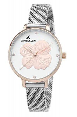 Daniel Klein Analog Silver Dial Womens Watch-DK.1.12391-4