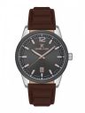 Daniel Klein Men Embellished Dial & Leather Straps Analogue Watch DK.1.13667-3...