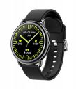Daniel Klein OH/Round Analog-Digital Black Dial Unisex-Adult Watch-DSM.90001-2-Rubber...