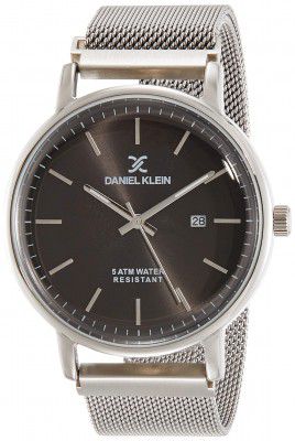 Daniel Klein Premium-Gents Analog Gunmetal Dial Mens Watch-DK11725-2