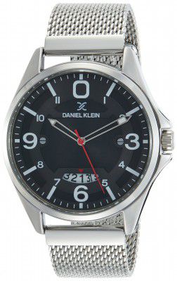 Daniel Klein Premium-Gents Analog Gunmetal Dial Mens Watch-DK11651-2