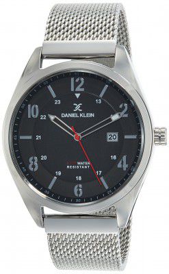 Daniel Klein Premium-Gents Analog Gunmetal Dial Mens Watch-DK11743-3