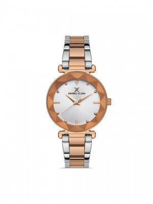 Daniel Klein Premium Women Silver-Toned Dial & Strap Watch DK.1.13224-4_OR