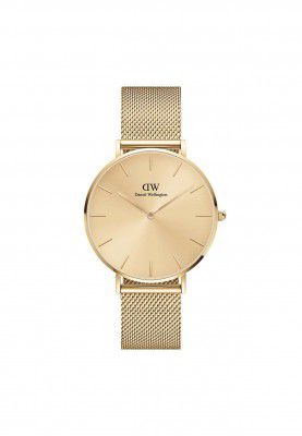 Daniel Wellington Analog Women's Watch (Gold Dial Gold Colored Strap)