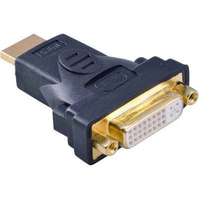 Darahs Gold Plated 29pin 24+4+1 DVI-I Digital + Analog Female - HDMI Male Adapter