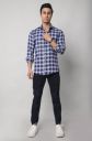 Darkage  Men Regular Fit Checkered Spread Collar Casual Shirt...