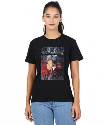 Darkbuck Anime T Shirt for Men and Women Regular Fit Naruto Obito Jinchuruki Kakashi Tshirts Bio Wash Unisex Pure Cotton Casual Wear Round Neck T-Shirt