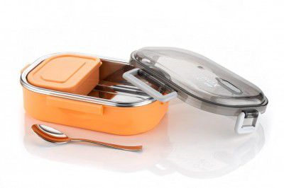 Darkpyro Stainless Steel Airtight Leak-Proof Lunch Box, Insulated Airtight Lunch Box with lid,(750 ml (Pack of 1) Multi