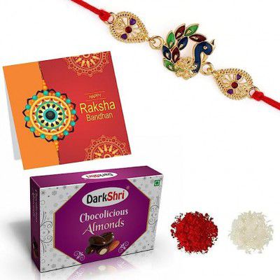 DarkShri butterscotch Chocolate (32 Gram) | Combo Rakhi with Gift 