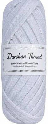 Darshan Hosiery White Thread (1.32 m Pack of1)