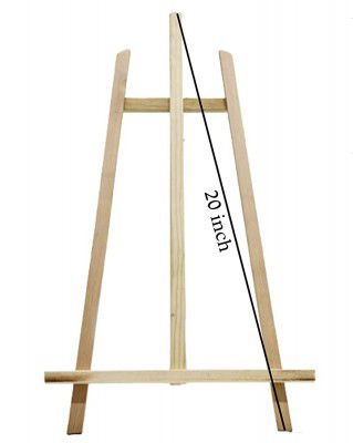 DARTISM Art Studio Wooden Easel Painting Canvas Stand Display Stand for Artists 