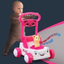 Dash First Step Sit-to-Stand Activity Baby Push Walker with Tan-Tan Music & Sound, Baby Walker Learning Support, Walker for Baby Boy and Girl (Pink, 9-18 Months)...